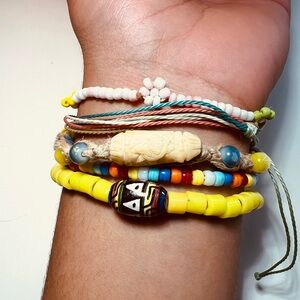 Colorful Beaded Bracelet Set